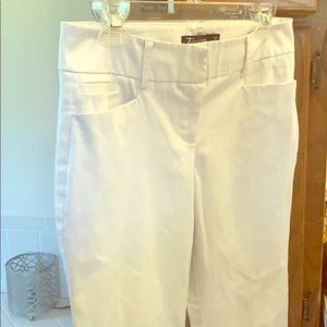 Wide Leg White Pants